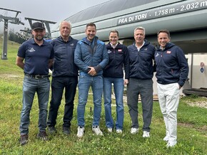 Carezza macht sich bereit für den Snowbard Weltcup