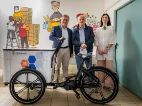 Mit E-Bikes gegen Lebensmittelverschwendung