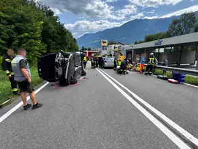 Latsch: Mehrere Leichtverletzte durch Frontalcrash