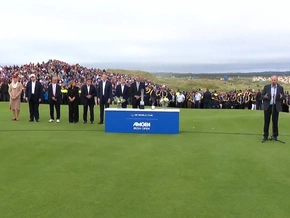 Rückzieher am Golfplatz: Trump hebt Whiskey-Zoll auf - VIDEO