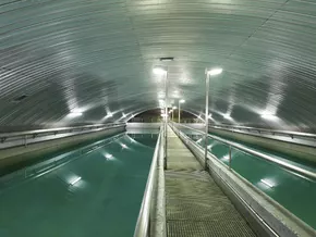 Ein historisches Bauwerk für Bozens Wassersicherheit