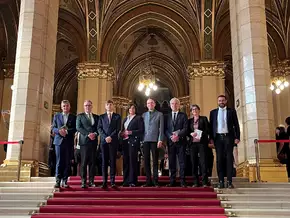 Delegation des Landtages in Ungarn