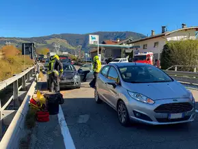 Zwei Verletzte bei Unfall auf der Pustertaler Staatsstraße