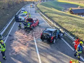 Ein Todesopfer bei Frontalcrash im Pustertal