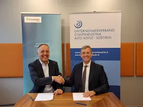 Neue Kooperationsvereinbarung zwischen Unternehmerverband und Fraunhofer Italia