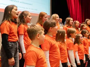 Singen in cooler Gemeinschaft