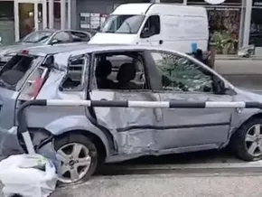 Auto überschlagen in Bozen