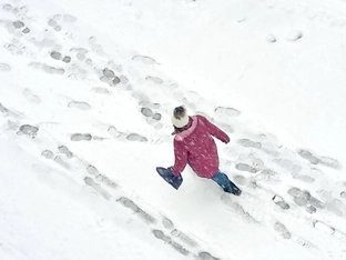 Schneefälle bis ins Tal
