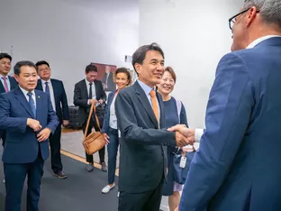 Delegation aus Gangwon beim Landeshauptmann
