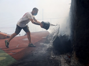 Weiter Kampf gegen Flächenbrand bei Marseille