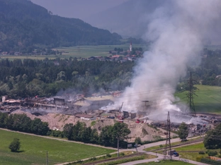 Nach drei Tagen: "Brand aus" bei Osttiroler Recyclingareal