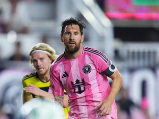 Fünfter Doppelpack in Serie von Messi