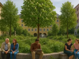 Team K: Grün und Schatten statt Betonwüsten