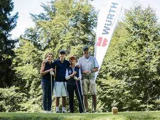 Südtiroler Sporthilfe-Familie spielt Golf für den guten Zweck