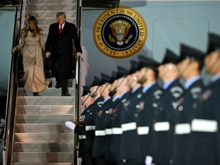 Trump zu Staatsbesuch in London eingetroffen