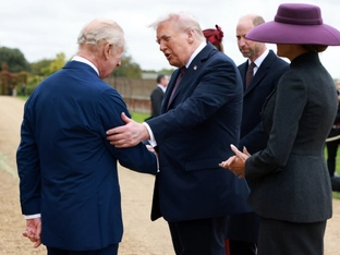 Königlicher Empfang für US-Präsident Trump in London