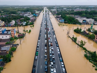 Rekord-Monsunregenfälle in Südthailand