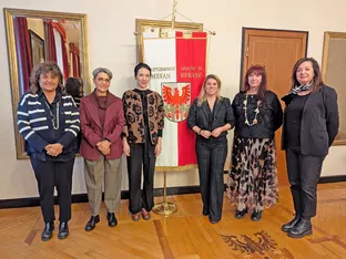 Antrittsbesuch der Gleichstellungsrätin Brigitte Hofer im Meraner Rathaus