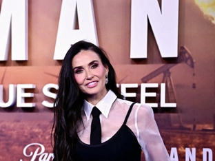 Hollywoodstar Demi Moore auf Besuch in Berlin