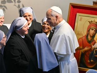 Papst sprach Christen in Istanbul Mut zu