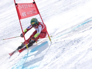 Scheib im Copper-Riesentorlauf hinter Robinson Zweite