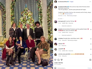 Boris Becker feierte Patchwork-Weihnachten