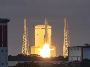 Galileo-Satelliten von Europas Weltraumbahnhof gestartet