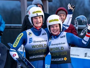 Egle/Kipp in Park City im Doppelsitzer auf Rang zwei