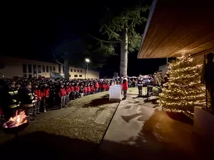 Verteilung des Friedenslichtes 2025