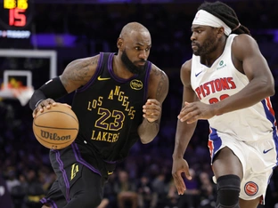 Detroit Pistons verderben 41. Geburtstag von LeBron James