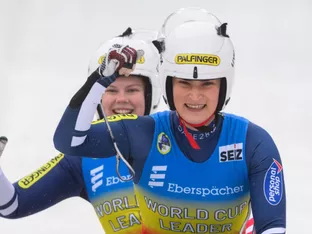 Rodlerinnen Egle/Kipp gewinnen Weltcup in Lake Placid