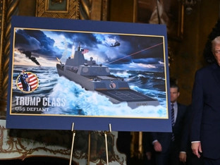 US-Präsident stellt Pläne für neuartige Kriegsschiffe vor