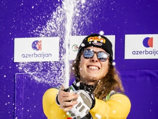 Sonja Gigler in Veysonnaz überraschend Zweite