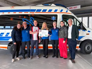 Team Wünschewagen sagt Danke für die Unterstützung