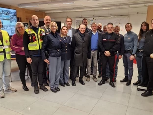 Quästor besucht gemeinsame Einsatzzentrale in Bozen