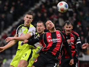 Frankfurt und Dortmund trennen sich nach Schlagabtausch 3:3