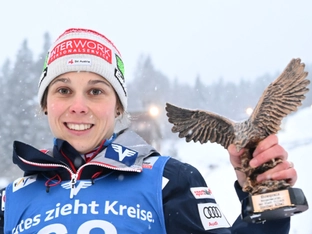 Skispringerin Eder verpasst in Ljubno Sieg hauchdünn