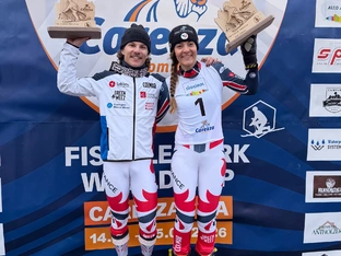 Französischer Doppelsieg beim FIS Telemark Weltcup in Carezza Dolomites