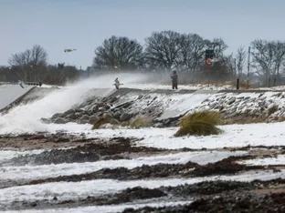 Probleme durch Wintersturm "Elli" in Deutschland