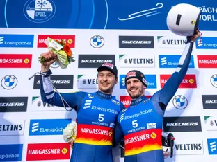 EM-Bronze im Rodel-Doppelsitzer für Gatt/Schöpf