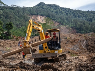 Tote und Vermisste bei Erdrutsch in Indonesien