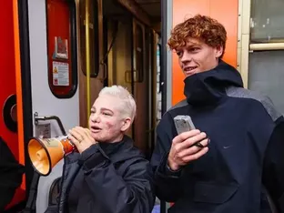 Sinner als Schaffner bei Olympia