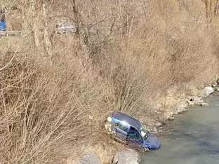 Von der Straße ins Wasser