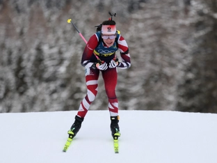 Andexer im olympischen Biathlon-Massenstart Neunte