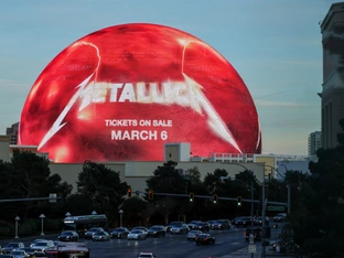Metallica wird in Sphere-Kugel in Las Vegas rocken