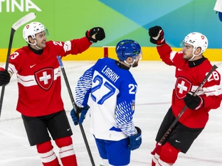 Schweiz und Deutschland im Männer-Eishockey-Viertelfinale