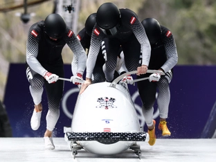 Treichl auch im olympischen Viererbob in Cortina Neunter