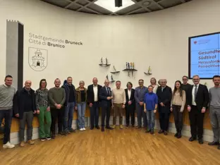 Landesrat Hubert Messner zu Besuch in Bruneck