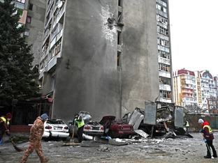 Zwei Tote bei russischem Drohnenangriff in Charkiw