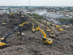 Mülllawine in Indonesien tötet fünf Menschen